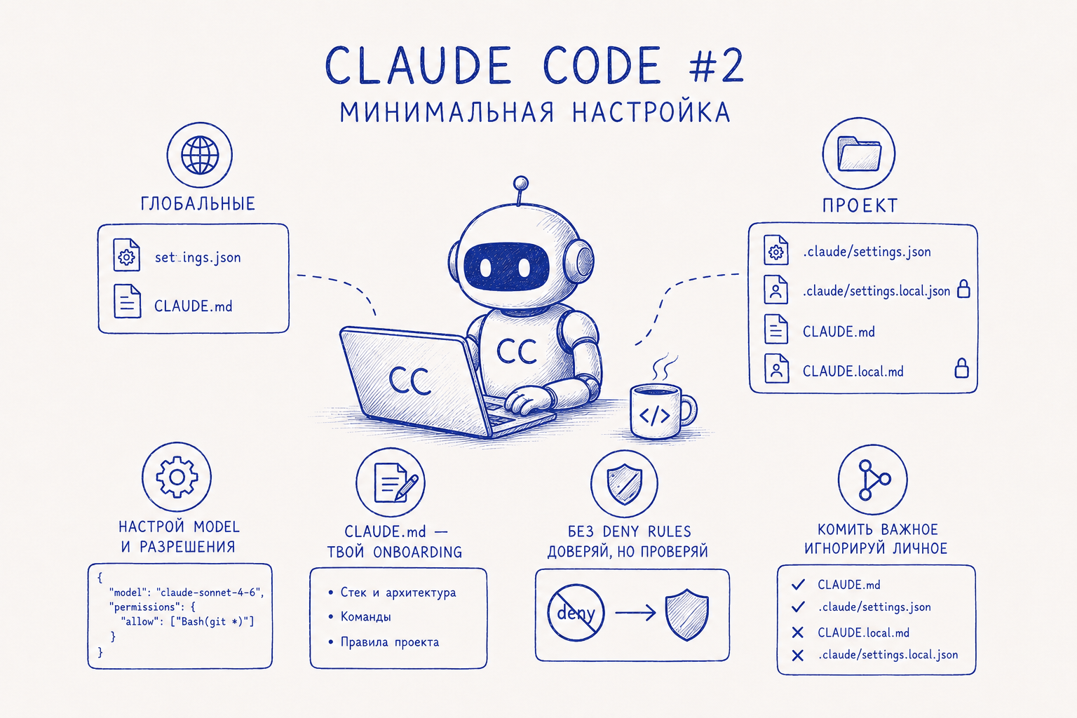 Claude Code — Минимальная настройка